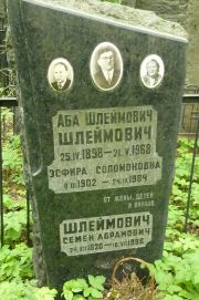 Шлеймович Аба Шлеймович, Москва, Востряковское кладбище